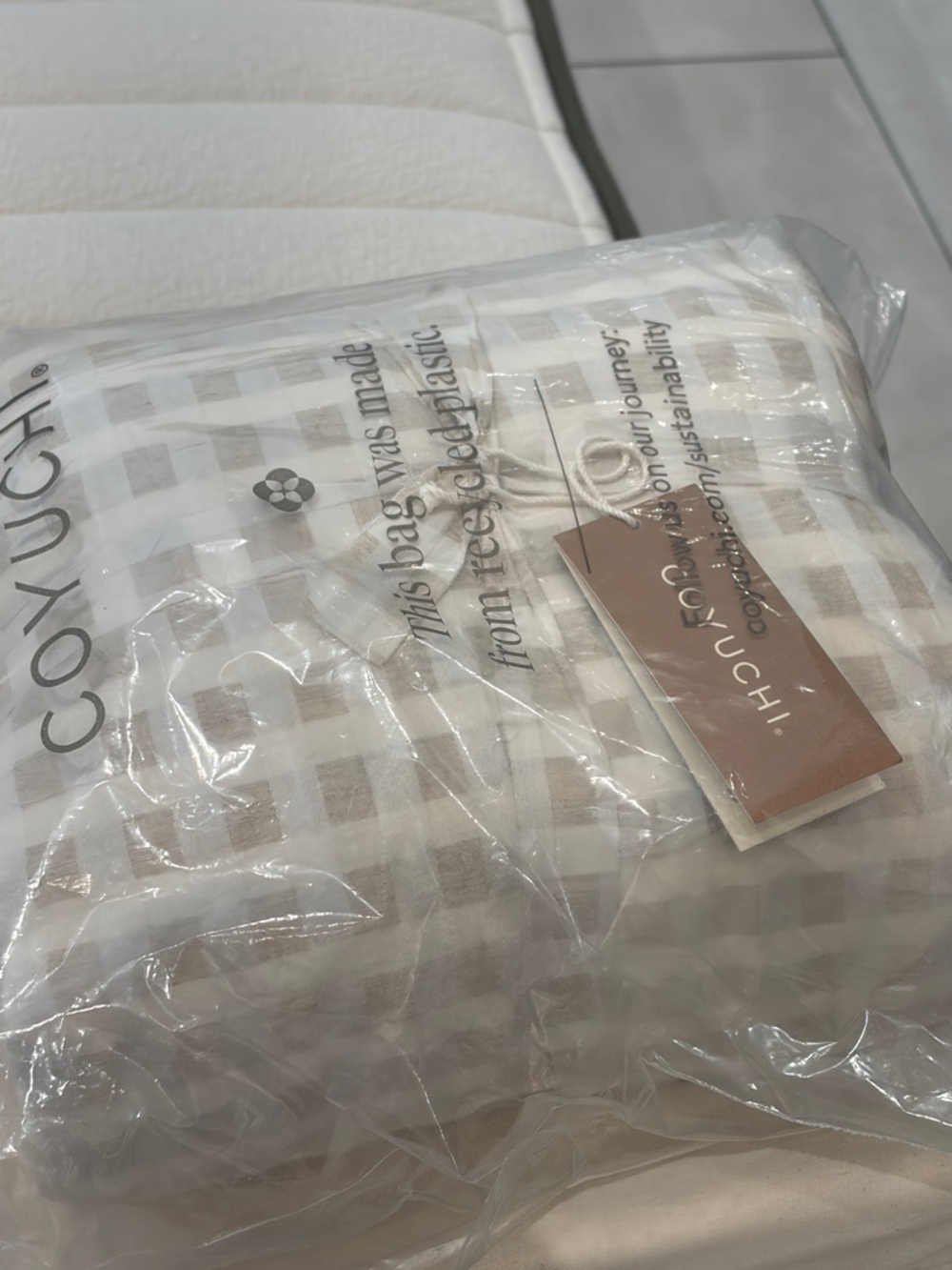Coyuchi Birch Organic Duvet Cover FULL SIZE DUVET undyed COYUCHI DUVET